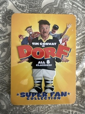 Dorf: Super Fan Collection (DVD, 2008) Collectible Tin 8 Movies Tim Conway OOP