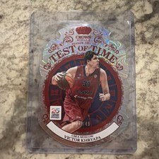 2024/25 Crown Royale Euroleague TEST OF TIME Red VICTOR KHRYAPA 08/49 MOSCOW