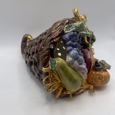 Blue Sky Clayworks Cornucopia Horn without Base by artist Heather Goldminc