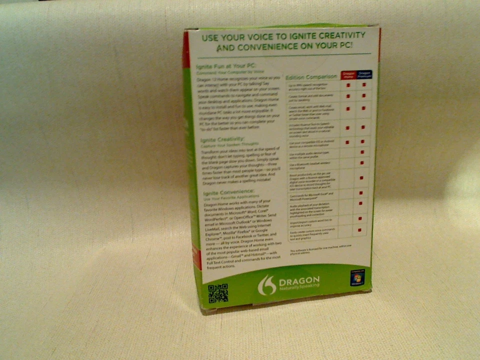 Dragon Naturallyspeaking 12 Home Speech Recognition Software Dvd Rom Improved... - Image 2 of 4