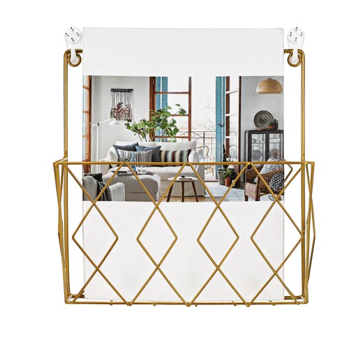 Metal Wire Magazine Rack Book