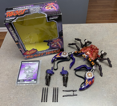 Transformers Beast Wars Rampage + Box 100% Complete + Extra Gun and Parts
