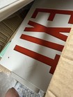 LED Red EXIT Sign Panel White Housing/Background Wall Mount Brackets E007D 4 Pck — photo 2