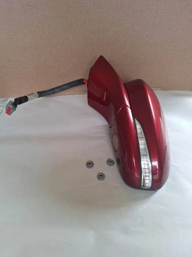 2015 2016 2017 Ford Fusion Driver Side Mirror Dark Red Heated RR Paint Code Oem.