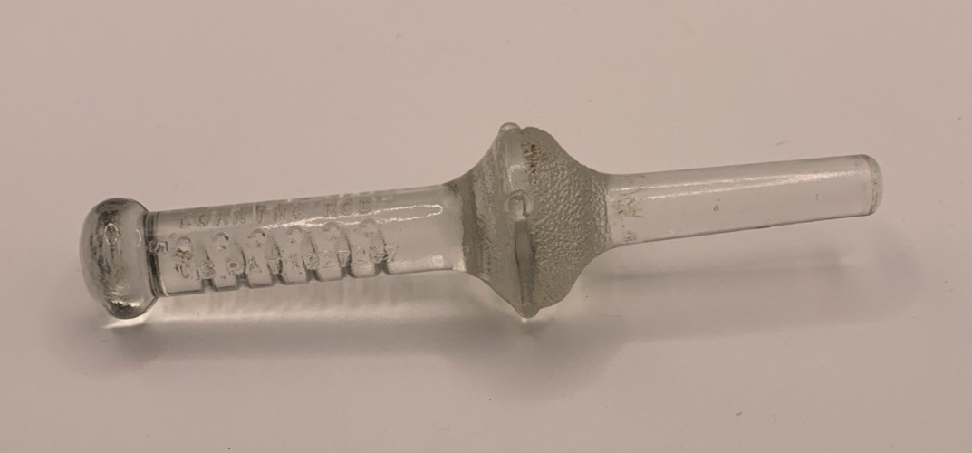 VTG Glass Corning Rod Patent 1927287 Corning Rod Filter Brewing coffee No Chips