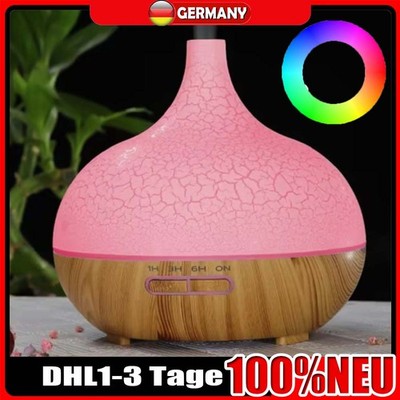 500ML Ultraschall Luftbefeuchter Aroma Diffuser Humidifier 7 LED Licht Diffusor