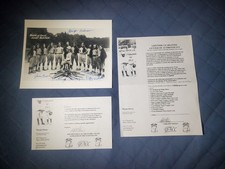 SIGNED Rare House Of David Baseball Team 5 Signatures Letter Of Authenticity COA