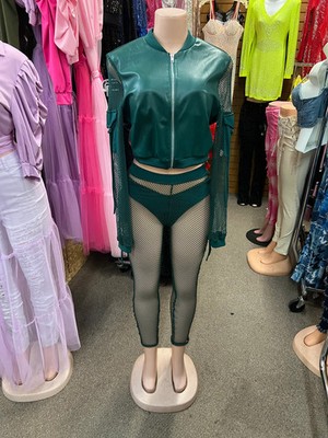 2PC Fishnet Set