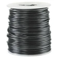 22AWG MILW76D TYPE MW BLACK SOLID CONDUCTOR HOOKUP WIRE 100 FOOT ROLL 1000V 80C