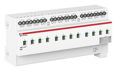 ABB KNX  SA/S12.16.6.2 Switch Actuator, 12-fold, 16 A, C-Load, Energy Function