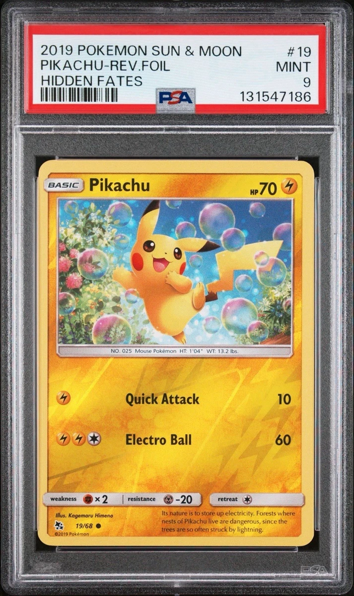 Pikachu Pokémon TCG Professional Sports Authenticator (PSA) Sun