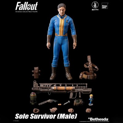 Threezero 3A Fallout Sole Survivor Male 1/6 Scale Action Figure Model H12inch