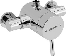 Bristan Prism Exposed Sequential Top Outlet Shower Valve - Chrome (PM2SQSHXTVOC)