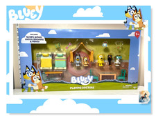 Bluey Friends Playing Doctor Playset w/Bluey, Bingo, Honey, Snickers Lucky