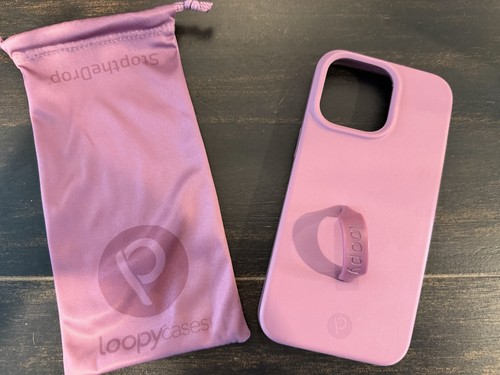 Loopy Case iPhone 15 Pro max Dusty Plum