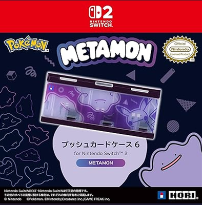 HORI] Push Card Case 6 for Nintendo Switch™ 2 METAMON From JP NEW