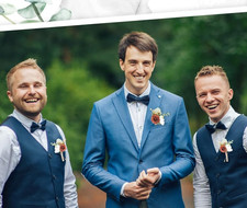 16 Pcs Boutonniere for Men Wedding with Pins Set Groom and Groomsmen Ceremony