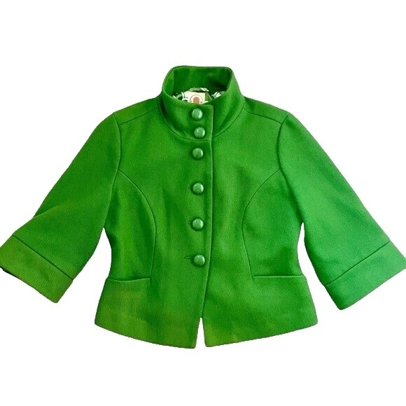 Anthropologie plisado abrigos, chaquetas y chalecos sólido para De mujer