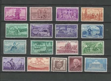 1953-1954 Full Year Set of US Commemorative Stamps SC# 1017-29, 1060-63  MINT NH