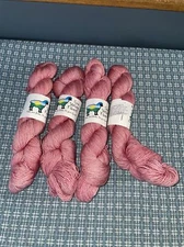 Sun Valley Fibers Yarn Skeins New Cactus Bloom 100% Merino Wool Single Ply