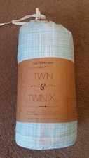 ienjoy Patterned Duvet Cover 2 Piece Set Blue White Twin / Twin XL