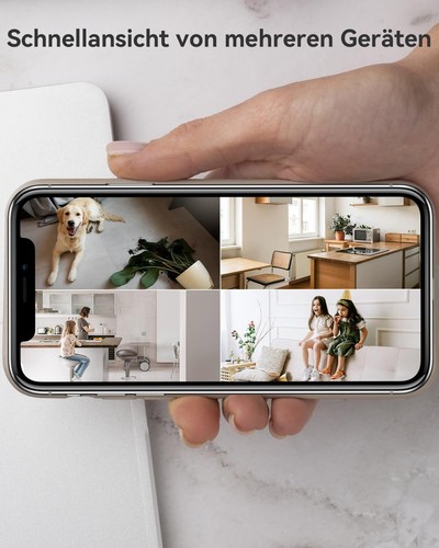 Imou 8MP Überwachungskamera Innen 360° WLAN Baby Monitor AI Haustier Erkennung - Bild 10 von 10