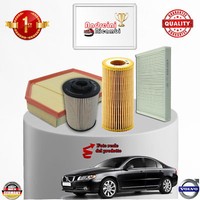 Set Service 4 Filter volvo S80 II 2.4 D 129KW 175CV Von 2006-> Ktv
