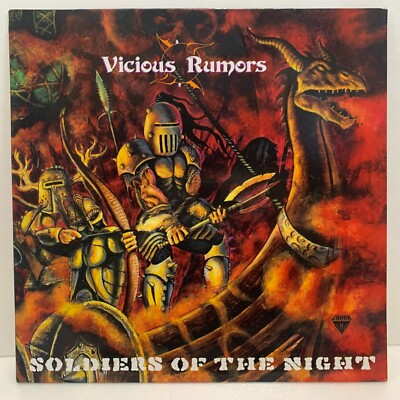 Vicious Rumors Soldiers Of The Night 1985 NL LP Vinyl Record