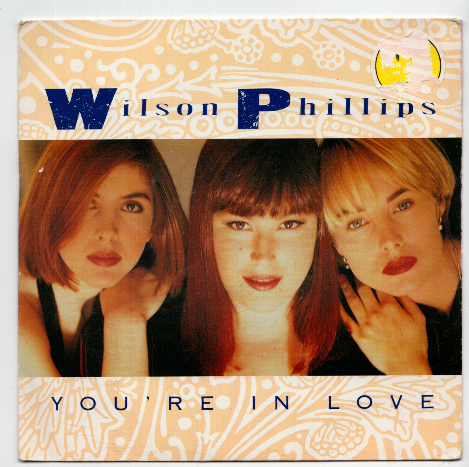 (A125) Wilson Phillips, You're In Love - 1991 - 7 inch vinyl
