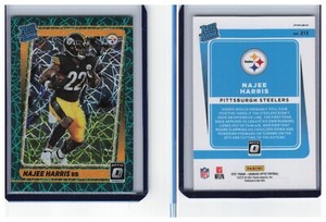 2021 Panini Optic Football Green Velocity #213 Najee Harris Steelers