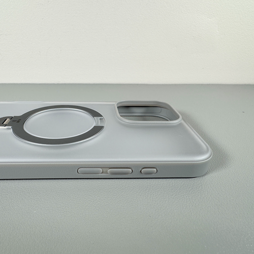 Funda TORRAS para iPhone 16 Pro Max - Gris Esmerilado | Magnética | Serie Ostand Spin - Imagen 8 de 21