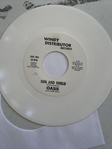 OASIS 45 Ready Or Not / Sun & Shield - White Vinyl / Religious Music - Picture 4 of 4
