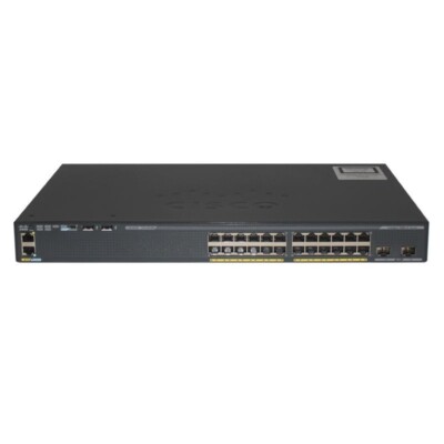 Cisco Catalyst 2960X Series Rack-Mountable 24 Ports LAN Switch WS-C2960S-24TD-L