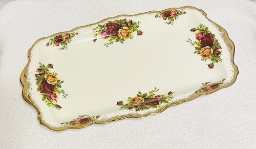 Royal Albert England Old Country Roses Rectangular Serving Tray 11½ x 6¾" - Picture 2 of 7
