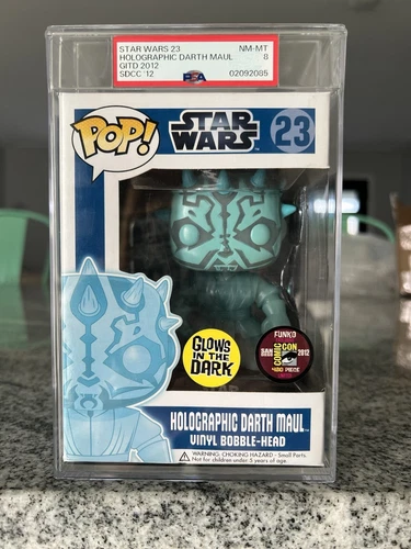 Rare and Exclusive Holographic Darth Maul Glow In The Dark #23 LE 480 