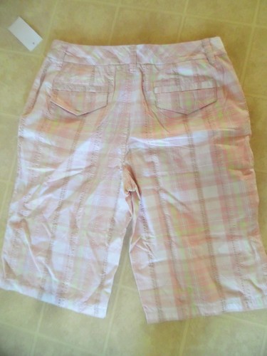 *CARIBBEAN JOE BERMUDA SHORTS SIZE 6 100% COTTON MSPR:$38.00 NWT - Picture 2 of 3