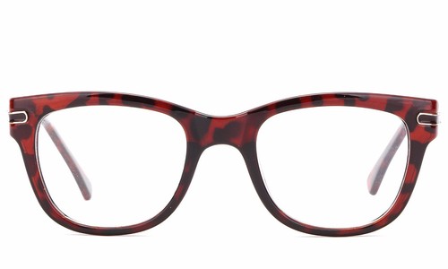 "Lentes transparentes para ojos de gato de moda con templos de metal ""Berlín"" - Imagen 5 de 7
