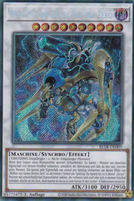 Waffen von Genex Return Zero BLTR-DE009 Secret Rare Yugioh