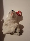 Ty Beanie Babies Aurora the Polar Bear February 3, 2000 Vintage Plush
