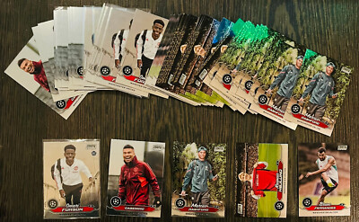 50x Topps Stadium Club Chrome 2023-2024 Lot Manchster United Full Base Set