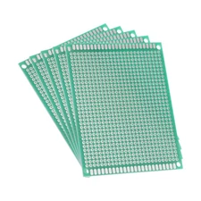 7x9cm Single Sided Universal Printed Circuit Board Green Thickness 1.6mm 5pcs