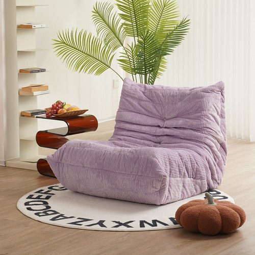 N&V Fireside Chair, Mid Century Armless Floor Sofa, Floor Lounge Chair Foam Sofa - Picture 68 of 115
