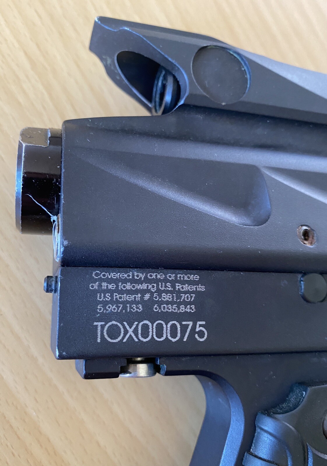 TOXIC SMART PARTS VISION IMPULSE DUST GREY FADE PAINTBALL PRIVATE LABEL