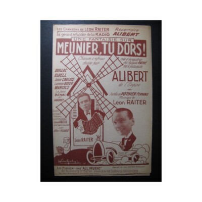 Meunier Tu Dors Lied Alibert