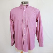 Arrow Shirt Mens 16 34/35 Regular Fit Wrinkle Free Pocket Button Up Long Sleeve