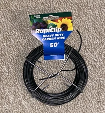 Luster Leaf 834 100061328 Rapiclip Heavy Duty Garden Wire, 50', Natural