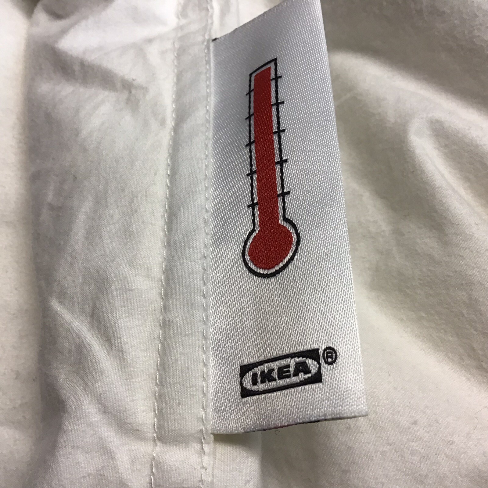 IKEA FJALLARNIKA Twin Size Down Comforter Extra Warm 86" x 64" White