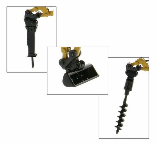 Diecast Alloy Masters 1:50 CAT 301.7 CR Mini Hydraulic Excavator 85597 Truck Car - Picture 9 of 9