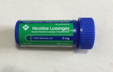 Members Mark Nicotine Lozenges 2mg Mint Flavored 27 Count Sealed Exp. 11/2023