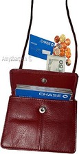 New Business card case card holder w/ neck string fifty business IDs card